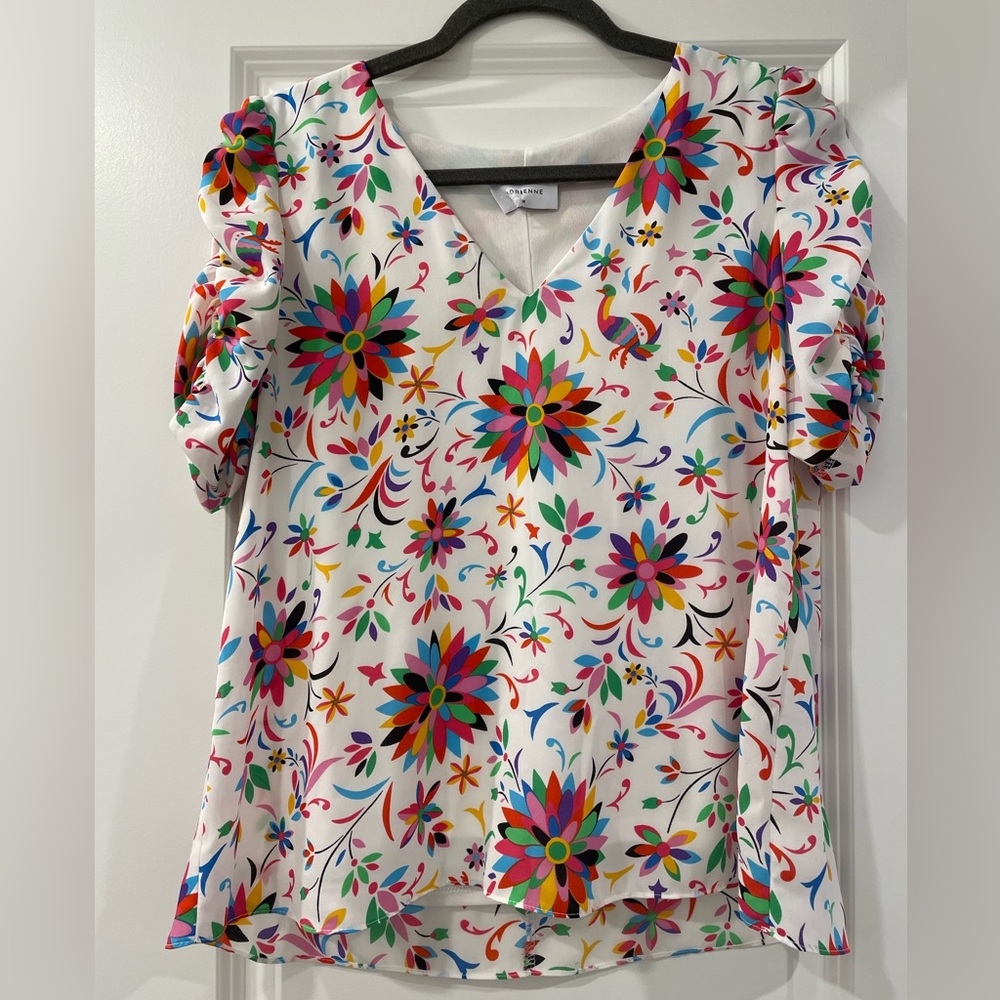 Adrienne colorful blouse